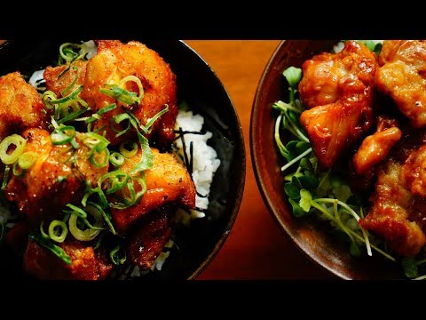 【ＤＯＮ】ひとり鶏丼祭り。7種【ＤＯＮ】＃料理