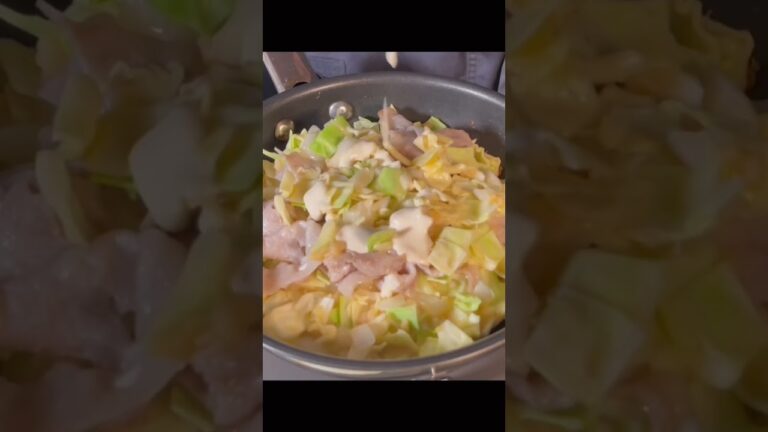 新玉ねぎとキャベツこお好み焼き#shorts #cook#japanesefood #eatkingkong #パパの三ツ星おうちごはん