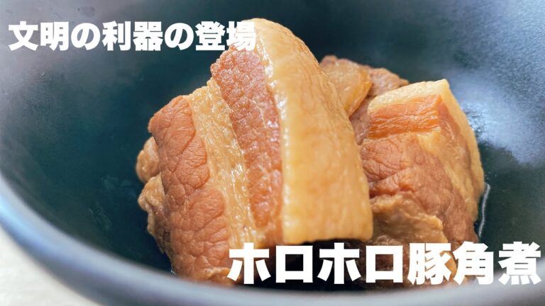大体90秒で完結する料理 【電気圧力鍋 最強  ほろほろになる豚の角煮】