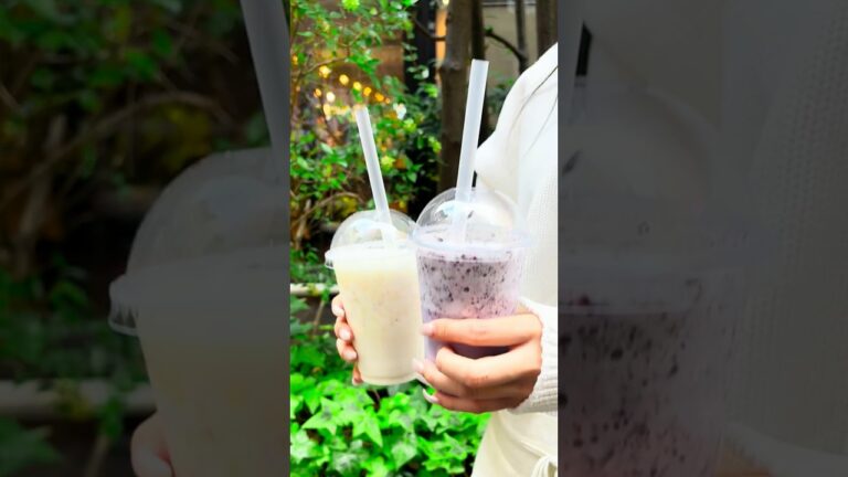 低糖質なダイエットスムージー🫐