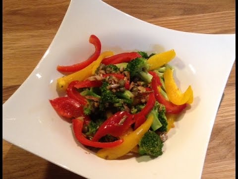 Room201K.S.K.No.13『ブロッコリーとパプリカのガーリックソテー』