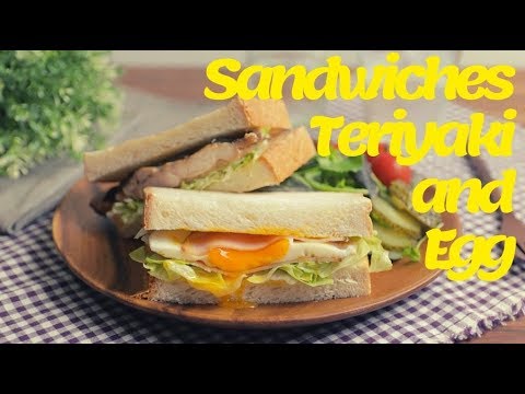 ジューシー照り焼きチキン☆とろっと半熟たまごサンド/Teriyaki Chicken & Egg Sandwich/& kitchen - アンドキッチン