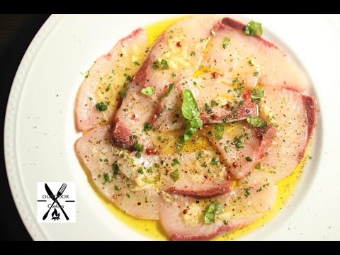 【カルパッチョ】素人が頑張ってブリをさばいて使った絶品カルパッチョ！【魚捌き素人】