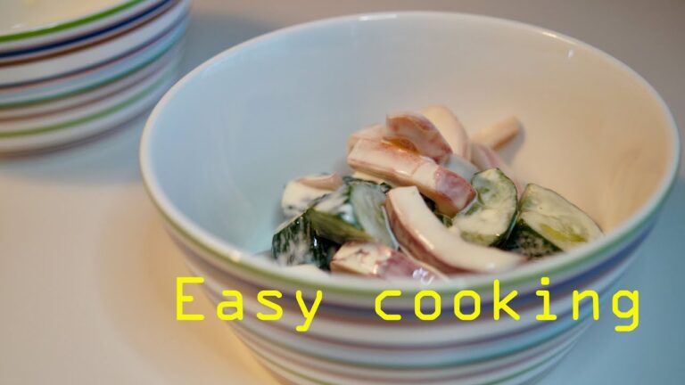 【超早】きゅうりとイカの簡単おつまみ