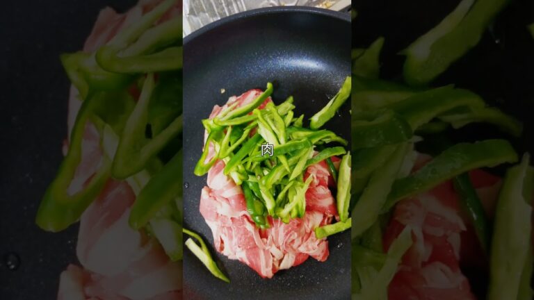 牛肉とピーマンを炒めて焼肉のタレを掛けて簡単料理#牛肉 #ピーマン #焼肉のタレ #料理動画 #cooking #美味しい #vegetables #食欲 #夏バテ #食欲 #簡単料理
