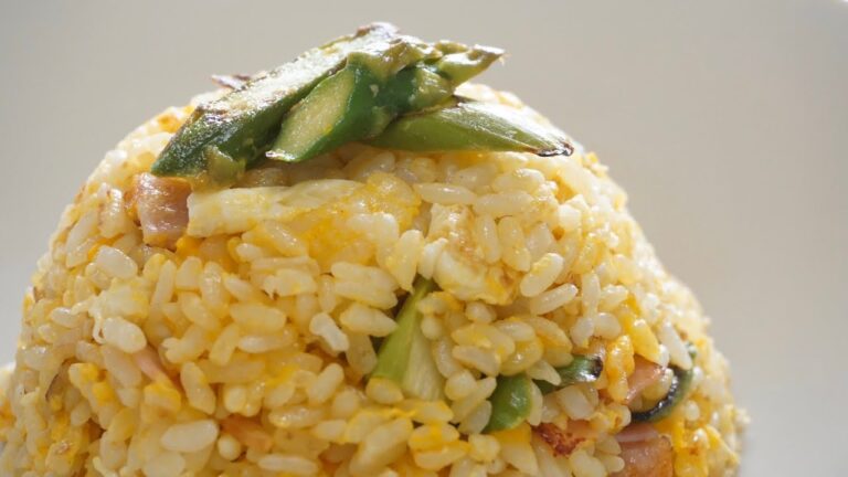 毎日炒飯24日目！【アスパラバター炒飯】をつくってみた！