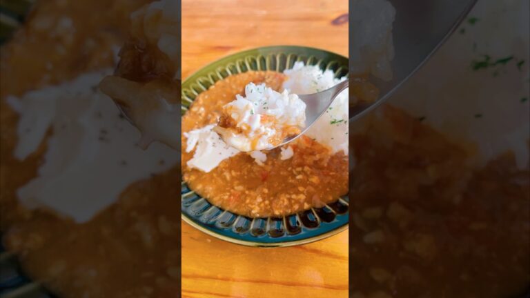 レンジでカレー #料理 #簡単レシピ #cooking #レシピ #料理男子 #shorts