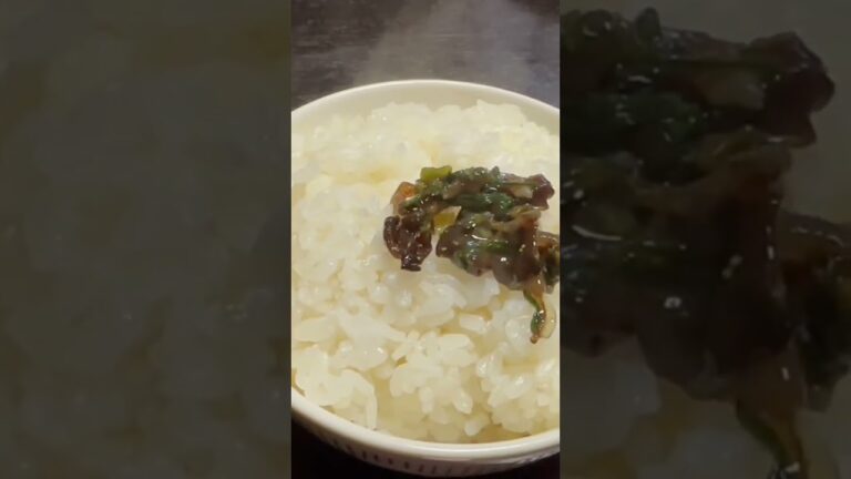 ご飯にのせて！おにぎりの具に！酒のつまみに！最強の野沢菜しぐれ#shorts