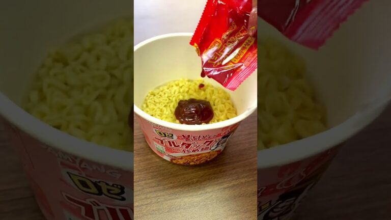 ロゼブルダック炒め麺🌹日本で新発売💗BIGの作り方！#ブルダック炒め麺 #buldak