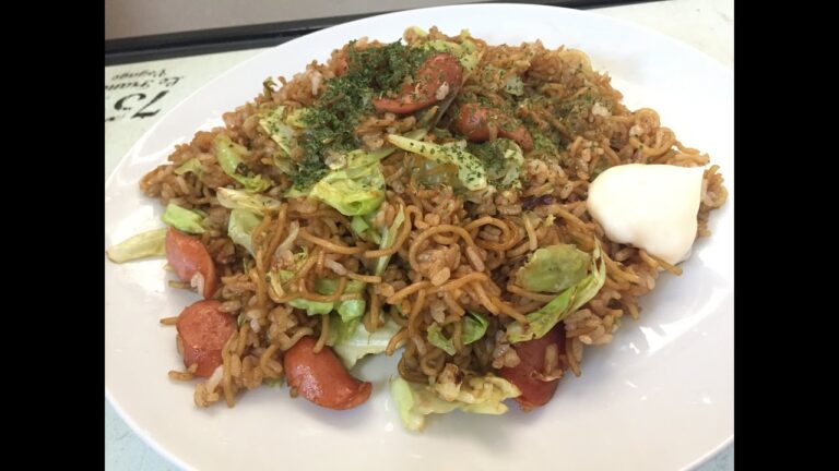 【ソースの香り】そばめし【香ばしい】