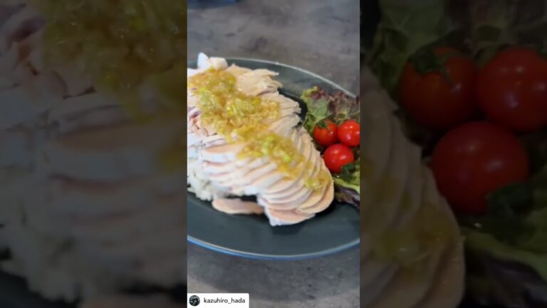 63℃で肉汁あふれる！ぷりぷり 低温調理鶏むね肉🍗 #低温調理 #ボニーク #筋トレ飯