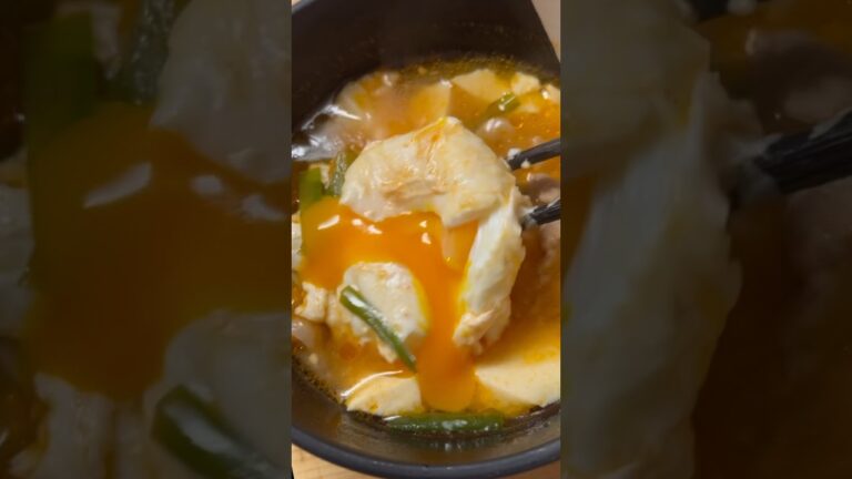 【簡単レシピ】美味しい韓国風チゲスープの作り方 #shorts