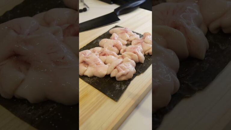 白子の昆布締め焼き Cod sperm