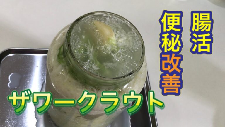 【発酵食】ザワークラウト・食物繊維とビタミンCで便秘改善効果抜群！塩で揉み込むだけ。作り置きをして乳酸菌発酵で腸活生活を始めよう♪