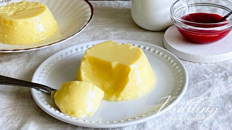 【材料３つ！オーブン不要！】トースターで作る！なめらかプリン作り方！ / syun cooking