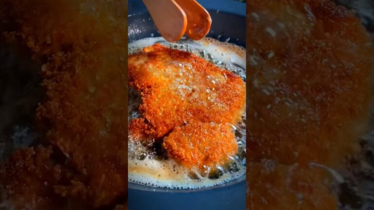 自宅で誰でも作れる。最高に美味いミラノ風カツレツ。（作り方のポイントはコメントにも詳しく書いてます。） #簡単レシピ #shorts