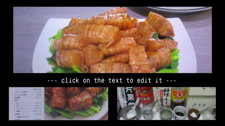 🐽大根の豚バラ巻きピリ辛煮：短縮版