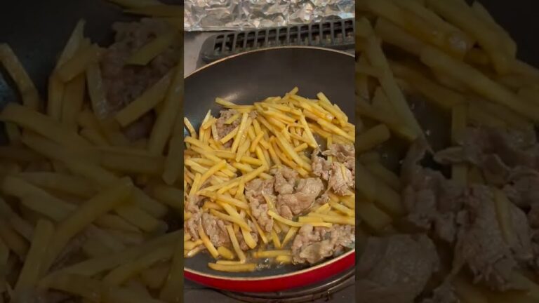 #Shorts たけのこ牛丼の作り方！！