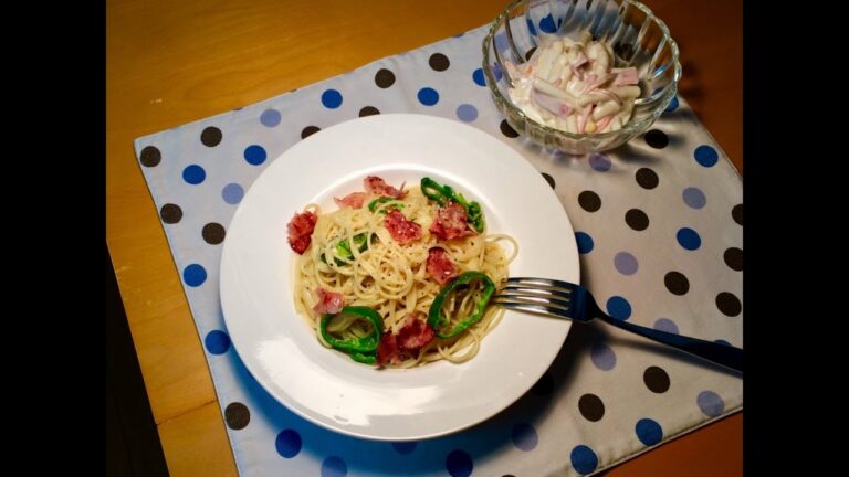 アンチョビのクリームソースパスタ