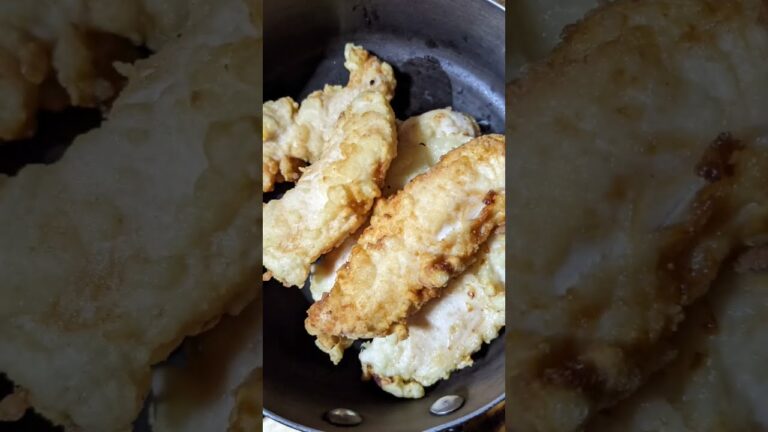 大分名物鶏天揚げてみた（姑直伝塩麹漬けササミ使用🐥）