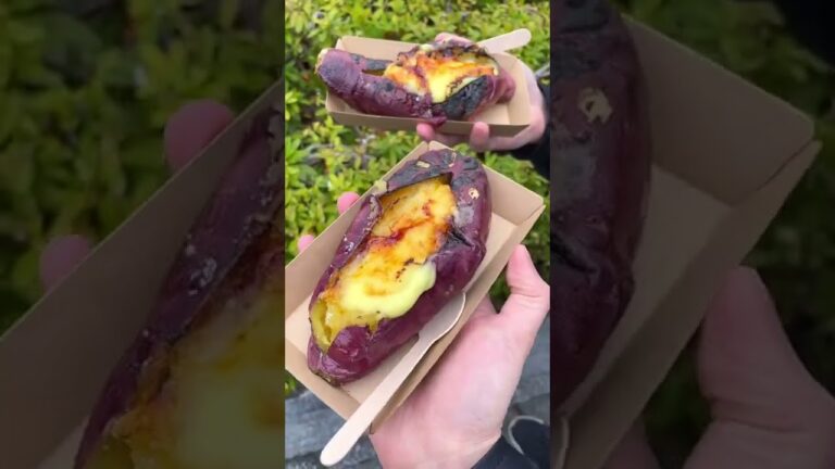 焼き芋専門店のパリパリ焼き芋ブリュレ🍠 #芋ぴっぴ