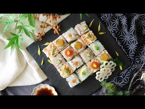 【彩鮮やか】炙りモザイク寿司🍣