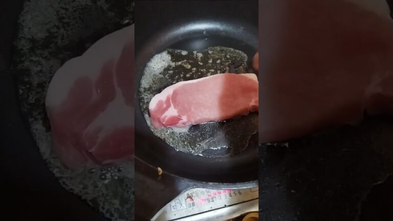 豚ロースのバターソテー🚩
