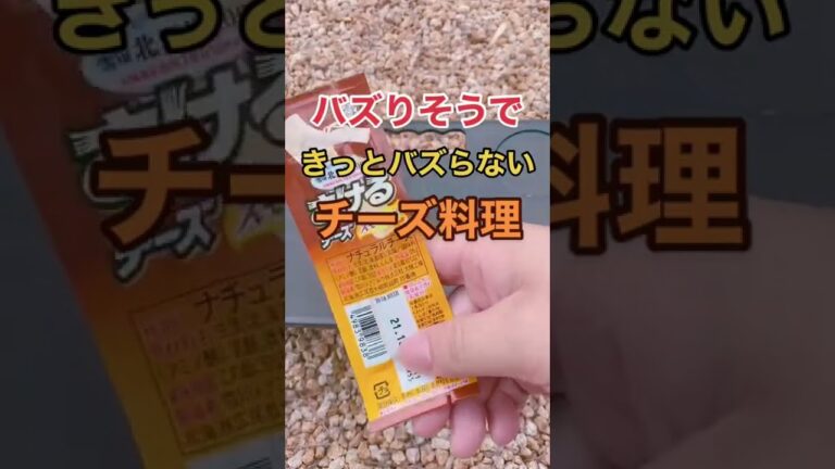 【アウトドア飯】ビールに合う絶品チーズ料理？！#Shorts
