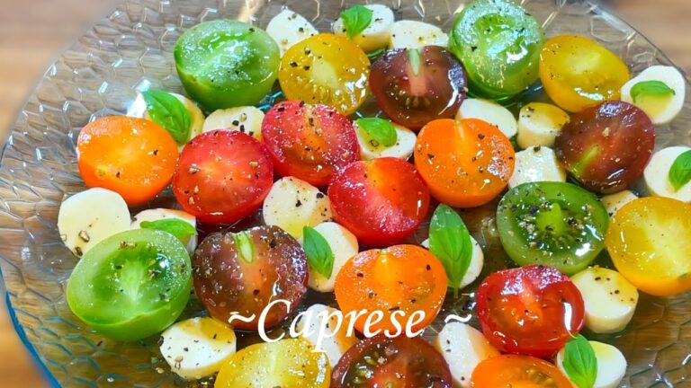 【映えるレシピ】カプレーゼ〜Caprese 〜色鮮やかなビタミンカラーで召し上がれ！