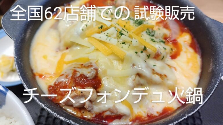 【松屋】全国62店舗での試験販売、チーズフォンデュ風火鍋が激熱激辛激ウマだった！