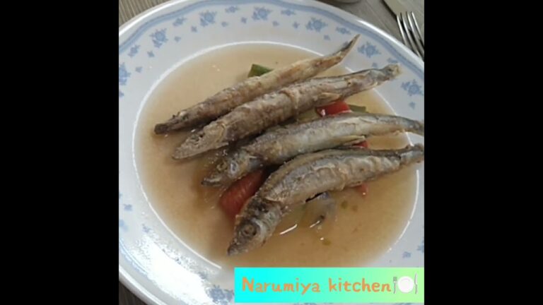 感謝いっぱい✨子持ちシシャモのエスカベッシュを作らせていただきました✨Narumiya kitchen🍽️