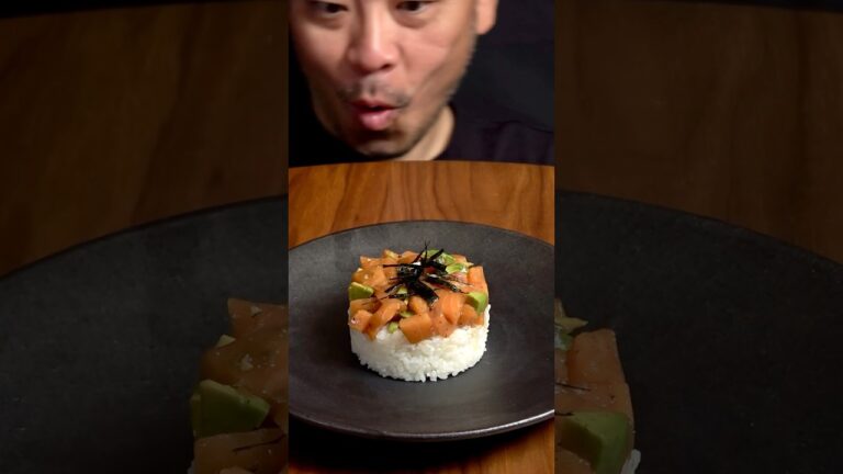絶品！サーモンアボカド寿司 Excellent! Salmon Avocado Sushi #道東田舎暮らし #北海道 #fisherman