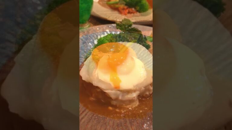 【卵黄でろりぃん！】しあわせたまごハンバーグ5選 #shorts #ハンバーグ #ハンバーグ王子 #グルメ #チーズ #卵