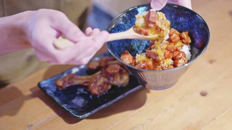 【食事07 #咀嚼音】手羽元の照り焼きと焼鳥丼のお昼ごはん