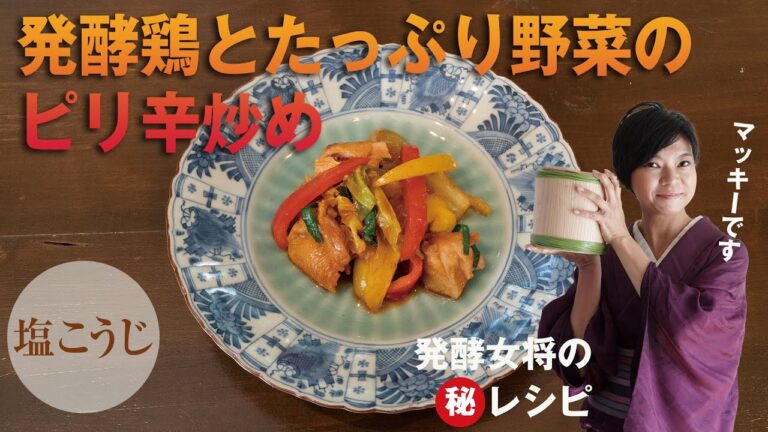 発酵のチカラで激ウマごはん！発酵鶏とたっぷり野菜のピリ辛炒め