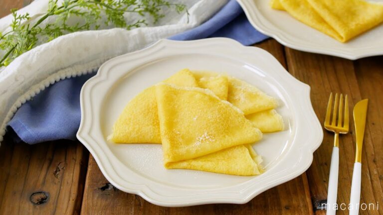 【米粉クレープ】米粉でもっちり！薄力粉不使用♪シンプルでおいしい｜macaroni（マカロニ）
