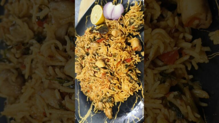 Restaurant Style Mushroom Pulao l #food #mushroom #mushroombiryani #cooking #shorts #easyrecipe #yt