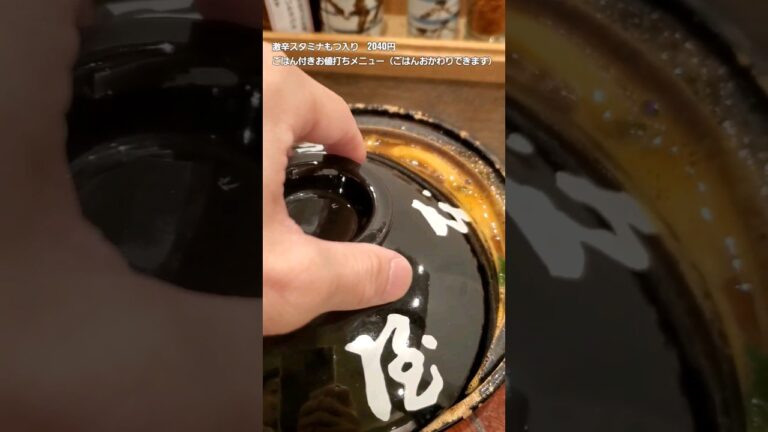 名古屋名物！！濃厚味噌煮込みうどん！！【山本屋】『名古屋　伏見』