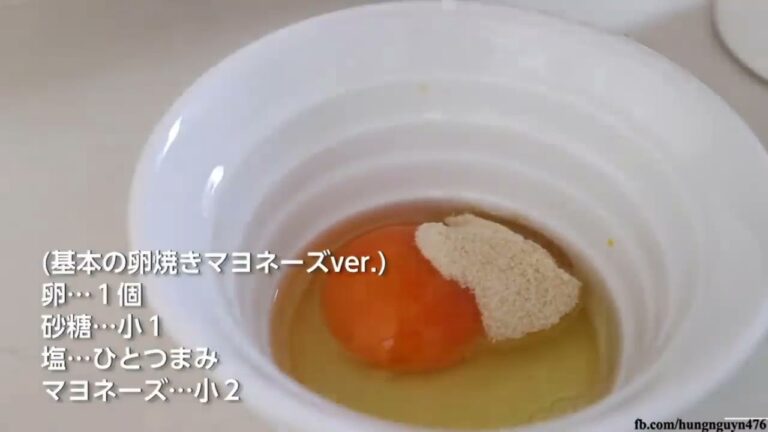 "お弁当作り" 卵1個で厚焼き卵焼きの作り方！