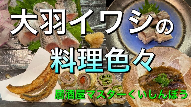 大羽イワシの料理色々