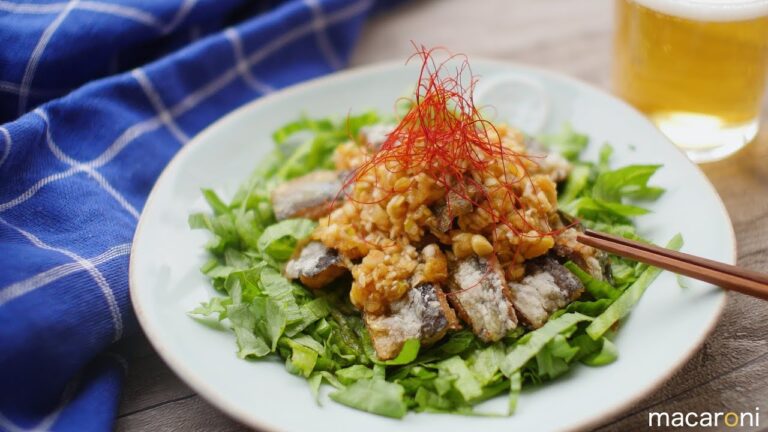 さくさくジュワッチ！さんまの ねぎだく 竜田揚げ のレシピ 作り方