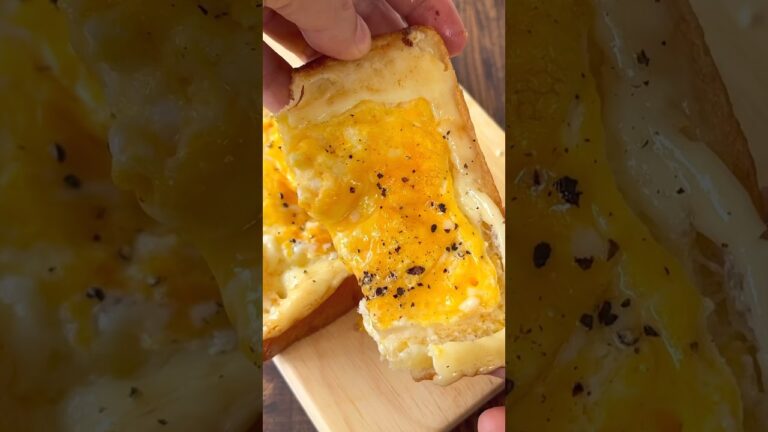 【最高な朝食シリーズ】じゅわトロエッグトースト🍞