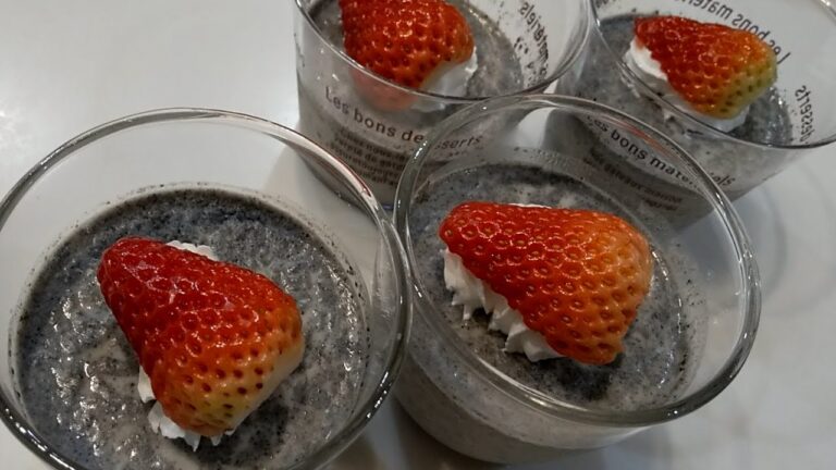 黒ごまプリンつくってみた