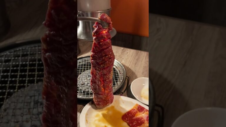 【10秒焼き肉】宮城 仙台 焼肉レストランひがしやま 大判ハラミの魅力！
