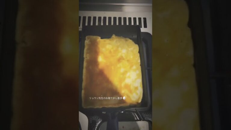 だし巻き卵料理研究家リュウジ先生のお陰で少し進歩　リュージのバスレシピを参考に
