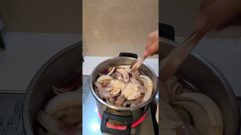 猪肉赤ワイン煮込み。　完全適当オリジナルレシピ。衝撃の美味さ。もう一度は作れないかな😓