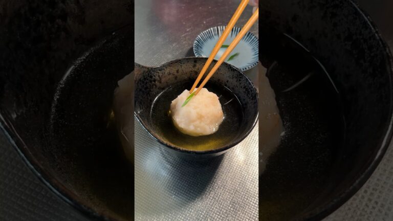 出汁から作る海老しんじょ　#shorts