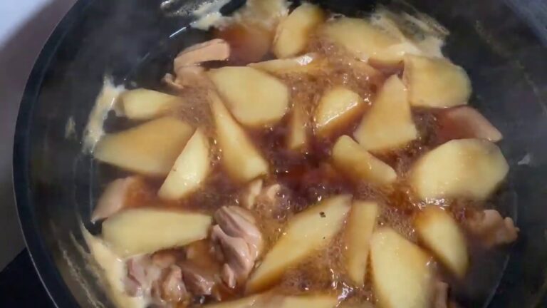 【シンプル】長芋と鶏肉の煮物を作る！【イズ ベスト】