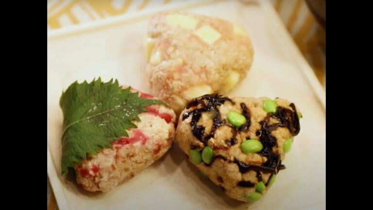 驚き！超時短なのに美味しくて痩せる【オートミールで3種のおにぎり】