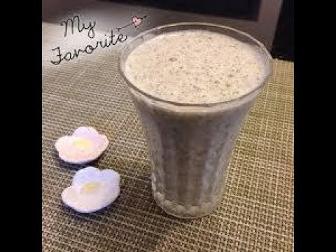 【アンチエイジングに】黒ごまきなこ豆乳スムージを作ってみた☆